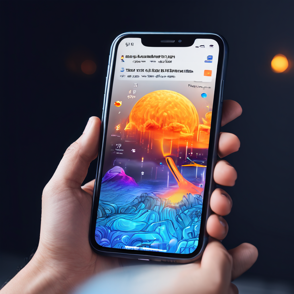 화면을 마구잡이로 미끄러지며 스크롤하는 스마트폰 브라우저 창을 짜증 낸 사용자가 터치하려 애쓰는 모습이다.