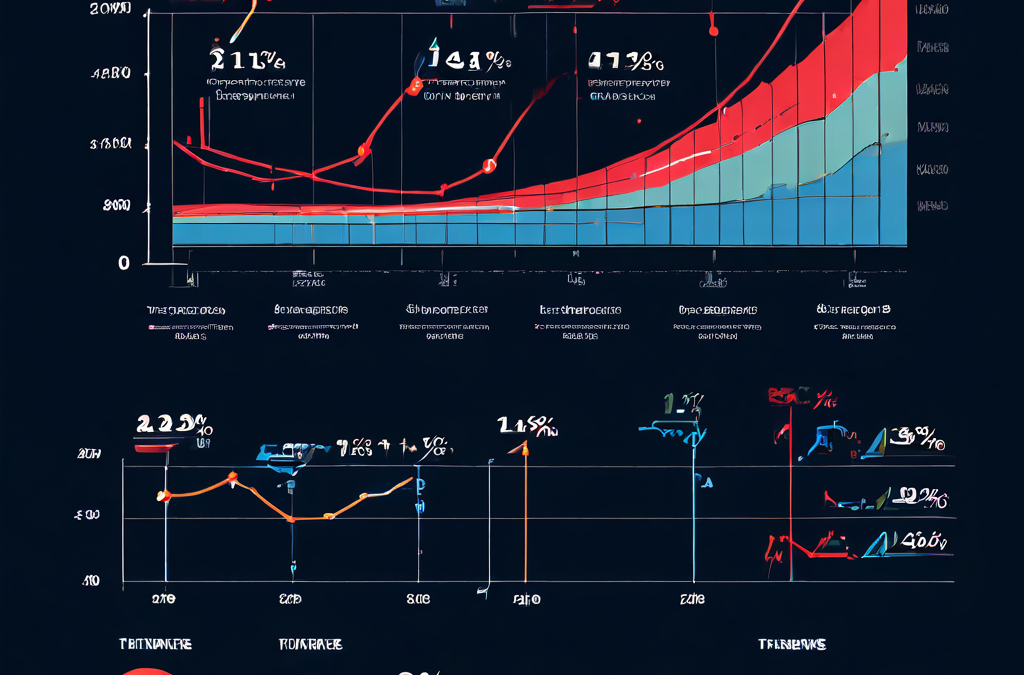 운동 팀의 성과 분석 인포그래픽으로, 운과 실력이 승패 기록 변동에 미치는 영향을 나타내는 그래프를 상세히 보여줍니다.
