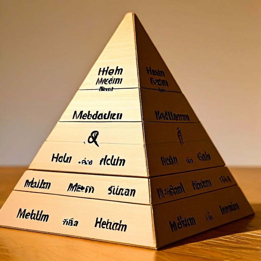 데이터 중요도에 따른 분류 체계를 시각화한 이미지로, 상단의 고중요 데이터가 빠르게 처리되는 동안 중간과 낮은 중요도 데이터는 격리되어 관리되는 모습을 보여줍니다.