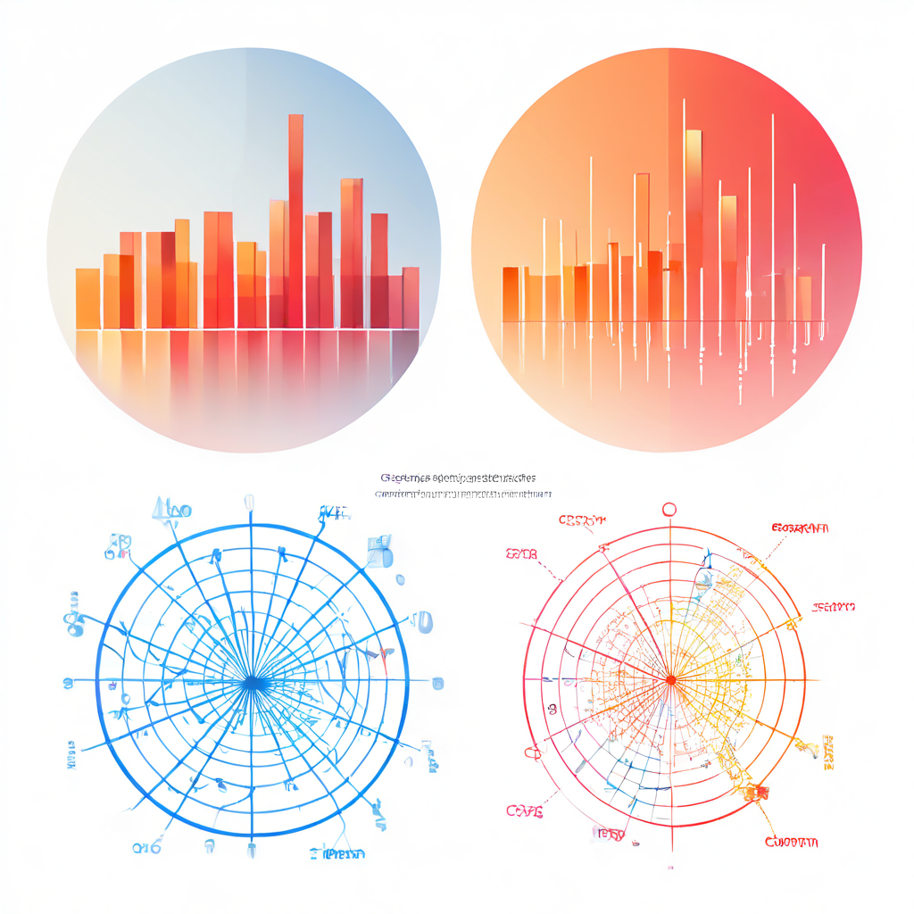 동일한 데이터 세트를 왜곡하여 시각화 기법의 속임수를 드러내는 네 가지 일반적인 그래프 유형의 교묘한 조작 사례를 나란히 비교한 정보 그래픽입니다.