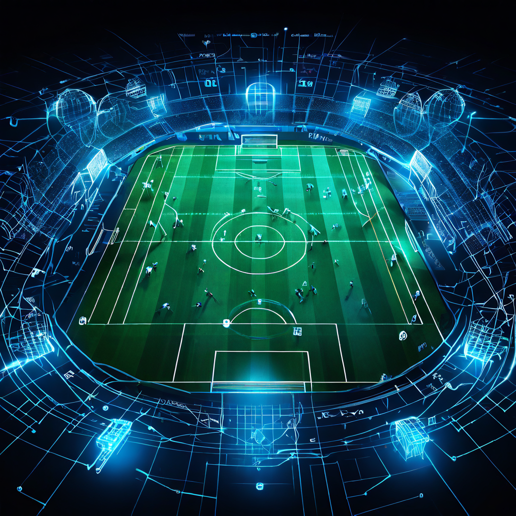 축구 전술 분석을 위한 다이어그램으로, 선수들을 공간과 시간을 통제하는 벡터로 표현하여 수학적 정밀도로 압박과 이동 경로를 보여줍니다.