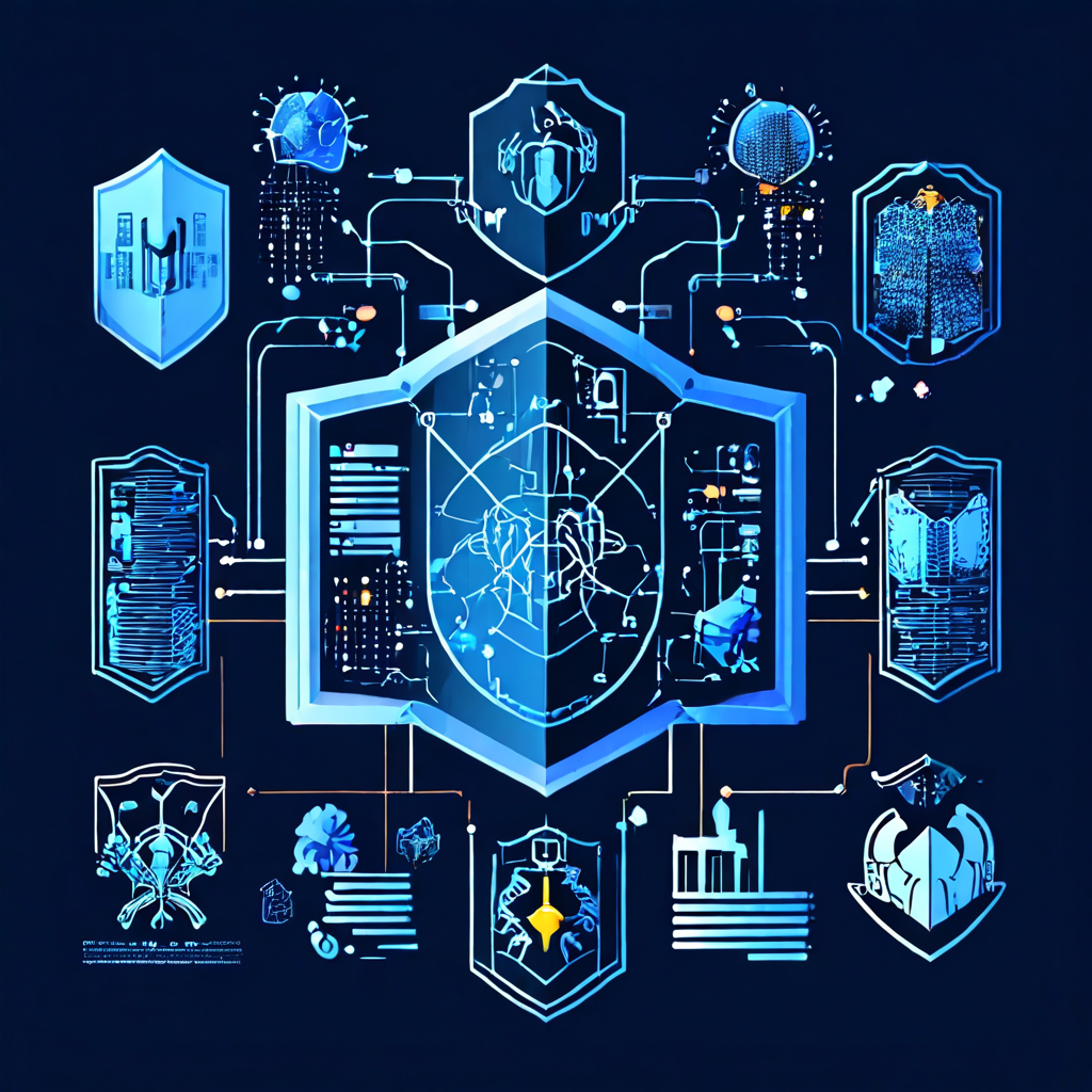 IT 시스템별 네트워크 분리와 데이터 보호 방법을 방패, 끊어진 사슬, 잠긴 서버 아이콘으로 비교하여 설명하는 스플릿 스크린 인포그래픽 이미지입니다.