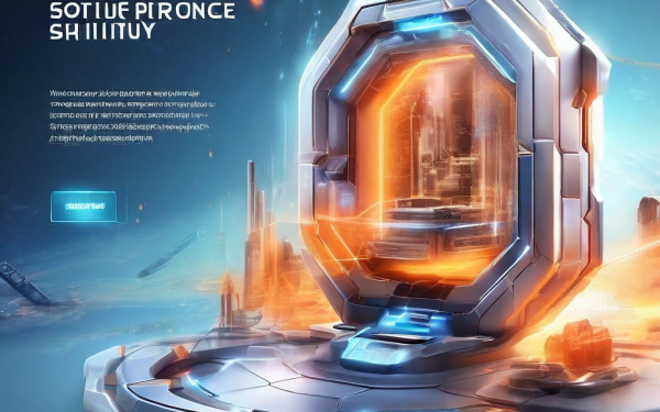 Close-up digital interface with layered glow and data paths showing the provider lobby where swiping navigation changes appear...